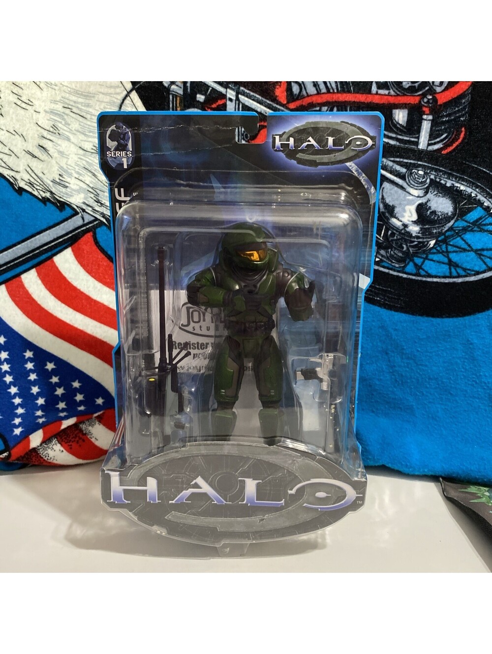 Halo 1 Joyride Bungie Toys Series 1 - The 1st Master Chief Green See Pics Read